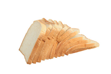 sliced bread isolated on transparent background