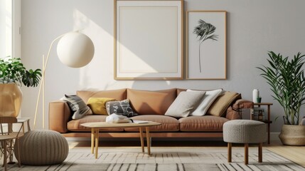 warm color palette Earth tones and nature-inspired hues like muted greens and blues will continue to appear in 2024 interiors from wall colors to interior design space decoration living room design