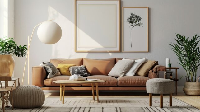 warm color palette Earth tones and nature-inspired hues like muted greens and blues will continue to appear in 2024 interiors from wall colors to interior design space decoration living room design