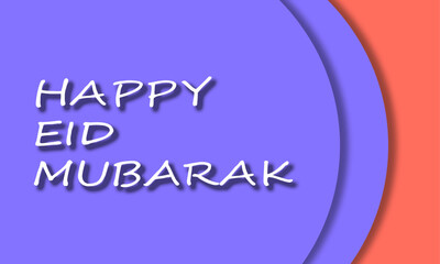 Eid Mubarak greeting banner, suitable as a background for greeting cards