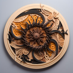 scorpion dust storm paper quilled