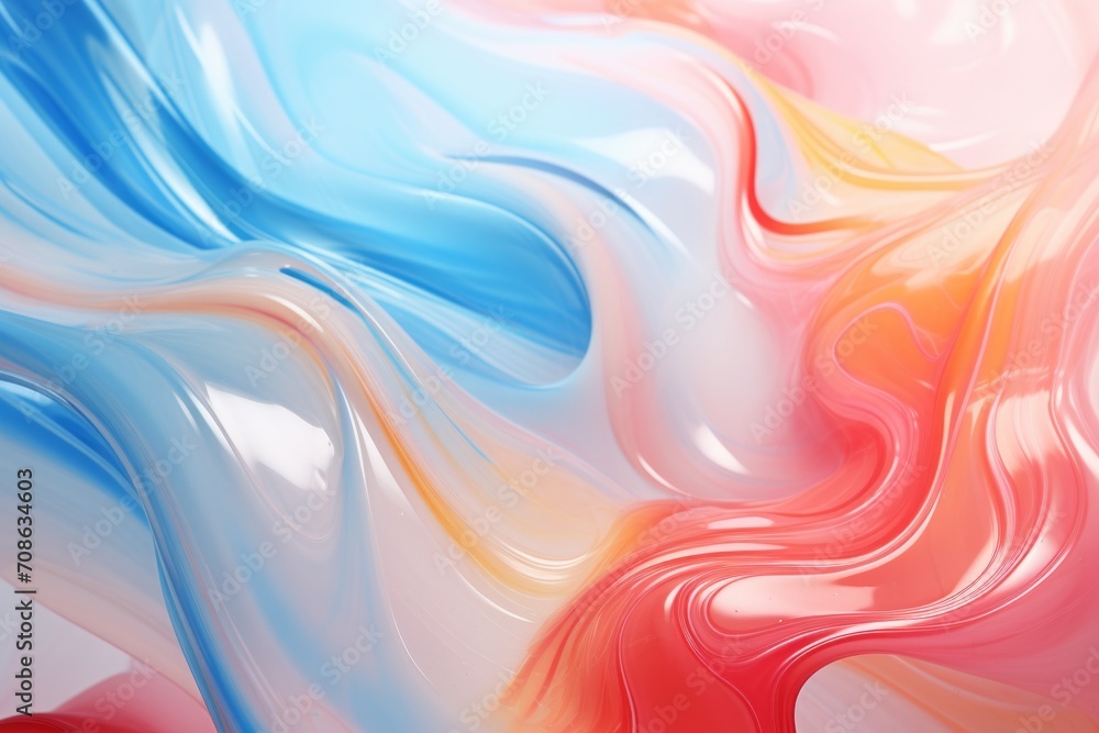 Poster abstract water patterns with a sense of fluid motion