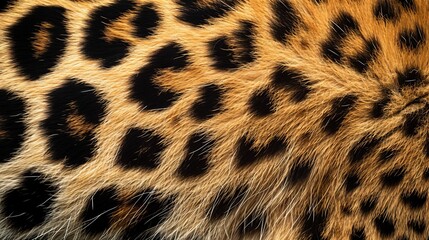 Close-up Image of Leopard Skin Patterns