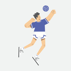 Volleyball sport player
