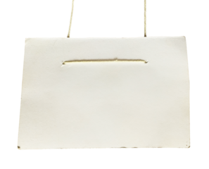 Name tag badge, isolated convention card blank on png background, Blank badge isolated on transparent background