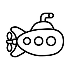 icon submarine high quality black style pixel perfect