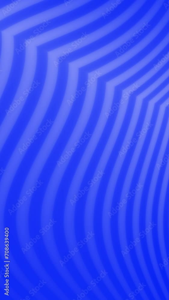 Poster abstract blue motion background. dynamic animated loopable vertical background video with wavy textu