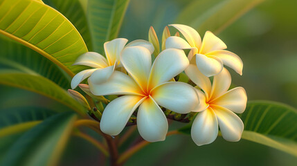 frangipani plumeria flower