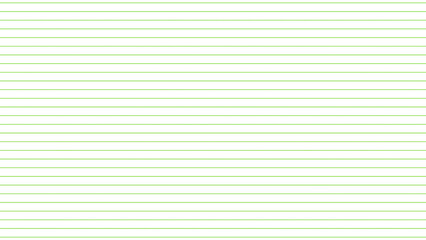 Fototapeta premium Green Horizontal Striped Pattern on White Background