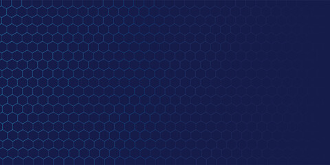 Abstract blue geometric background. Futuristic technology concept background with hexagonal elements. Vector ilustrator
