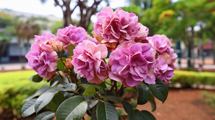 pink and white tulips