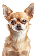 Chihuahua dog isolated on white background