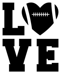 Football SuperBowl typography design on plain white transparent isolated background for card, shirt, hoodie, sweatshirt, apparel, card, tag, mug, icon, poster or badge