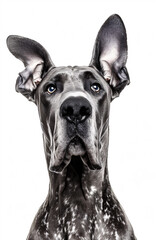 Great Dane dog isolated on white background