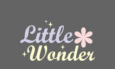 Little Wonder - Baby Retro Svg ,Happy Easter Svg