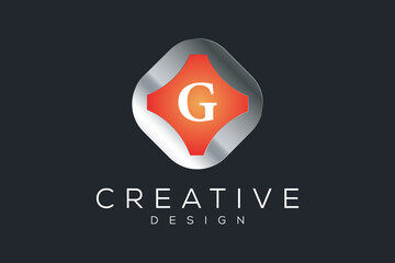 G gradient colorful design template