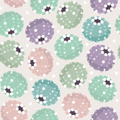 Sea ruond plant pattern