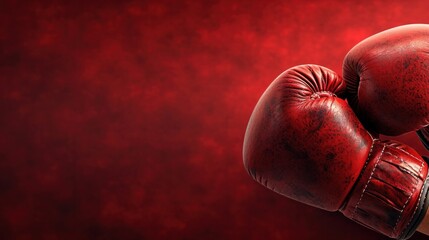 Boxing advertisment background with copy space