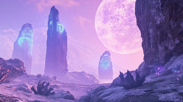 Quantum Connection Nodes in an Alien Landscape