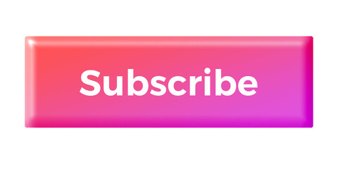 Subscribe Buttons on white background