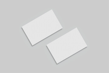 Blank mockup for bussiness card design