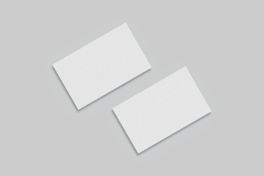 Blank mockup for bussiness card design
