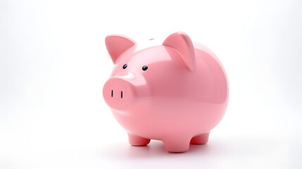 Obraz premium piggy bank isolated on white