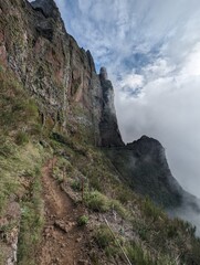 landscape with sky and clouds