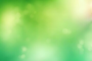 Obraz premium Abstract gradient smooth blurred Bokeh Green background image