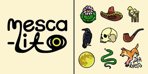 Vector illustration Don Juan set