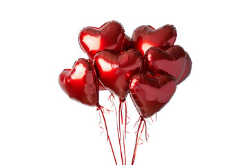 Balloon Bouquet for Celebration on transparent background PNG AI generated