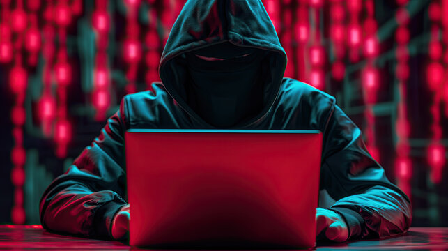 person in a hood-concept cyber crime