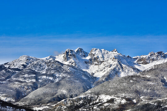 Montagne enneig&eacute; - Alpes - Serre chevalier