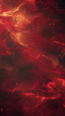 Fototapeta premium Scarlet Nebula: The Cosmic Ballet