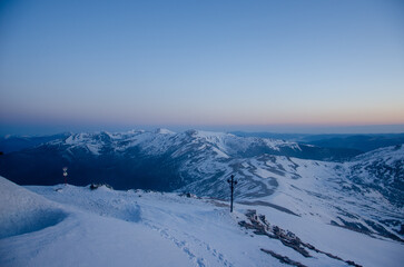 winter mountain landscape