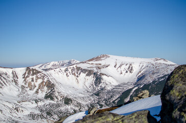 snow covered mountain