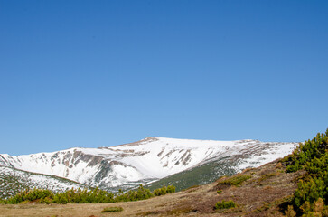 landscape with snow