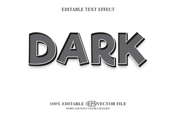 Dark title background Editable text effect, 3d text template,