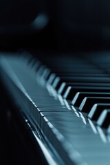 Piano concert advertisment background with copy space