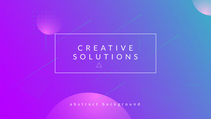 3d Art. Tech Technology Frame. Pink Modern Banner. Vector Concept. Retro Geometric Template. Geometry Ui. Paper Landing Page. Blue 3d Art