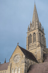 Fototapeta premium St. Mary's Cathedral Church Killarney with copy space for text