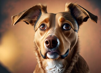 Obraz premium cheerful dog 