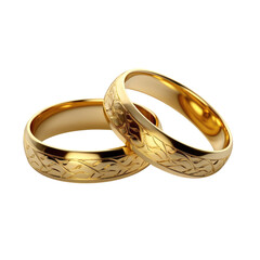 Entwined Gold Wedding Rings