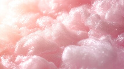 Texture of cotton candy, closeup, shiny celebration silky fluffy texture pastel color backgrounds.