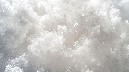 Texture of cotton candy, closeup, shiny celebration silky fluffy texture white color backgrounds.
