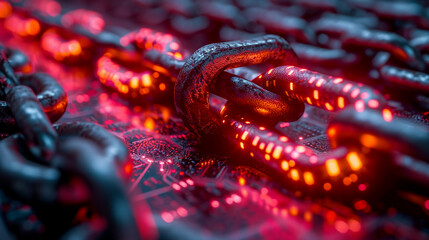 world connectivity, big data, cyber security and keychain, network technology abstract dark background