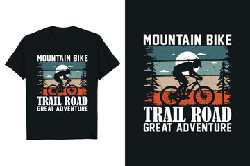 Vector adventure bike t shirt design.