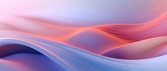 Fototapeta premium Creative and minimal abstract art with a soft, subtle texture and gentle curves.