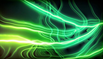 Naklejka premium green glowing background 