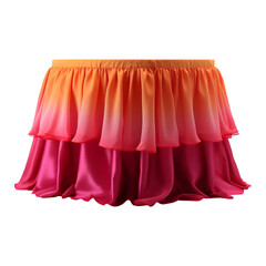 Table_skirt isolated on transparent and white background